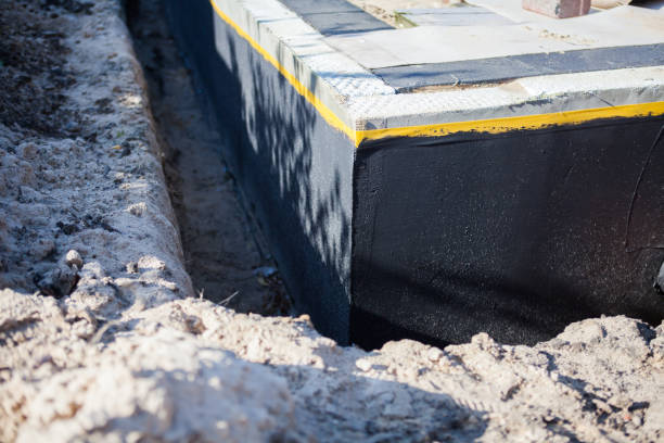 Residential Waterproofing installation at a Pleasantville, NY home by SJ Waterproofing Pros